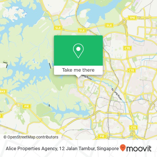 Alice Properties Agency, 12 Jalan Tambur地图