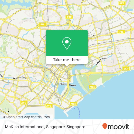 McKinn Intermational, Singapore map