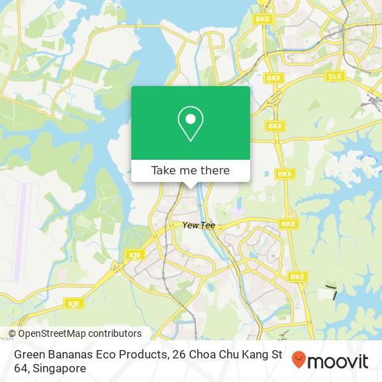 Green Bananas Eco Products, 26 Choa Chu Kang St 64 map