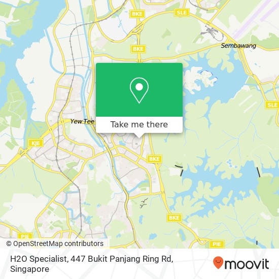 H2O Specialist, 447 Bukit Panjang Ring Rd map