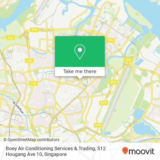 Boey Air Conditioning Services & Trading, 512 Hougang Ave 10地图