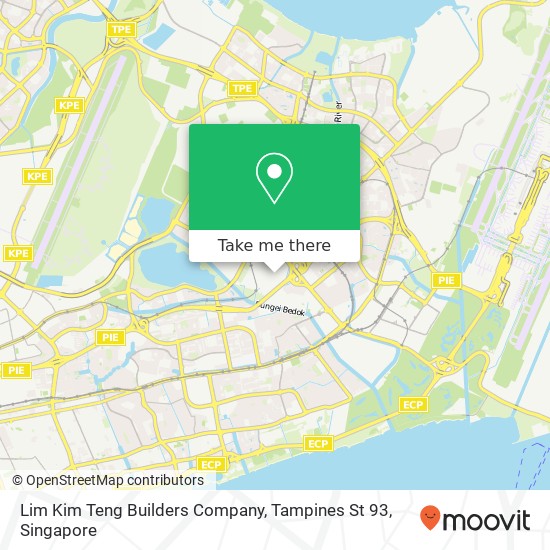 Lim Kim Teng Builders Company, Tampines St 93 map