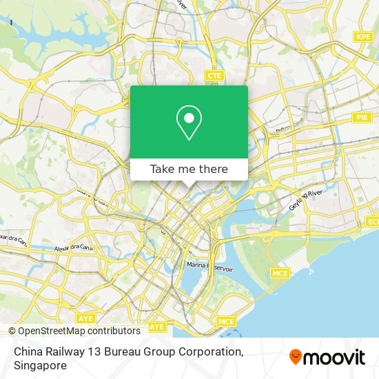 China Railway 13 Bureau Group Corporation map