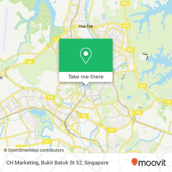 CH Marketing, Bukit Batok St 52地图