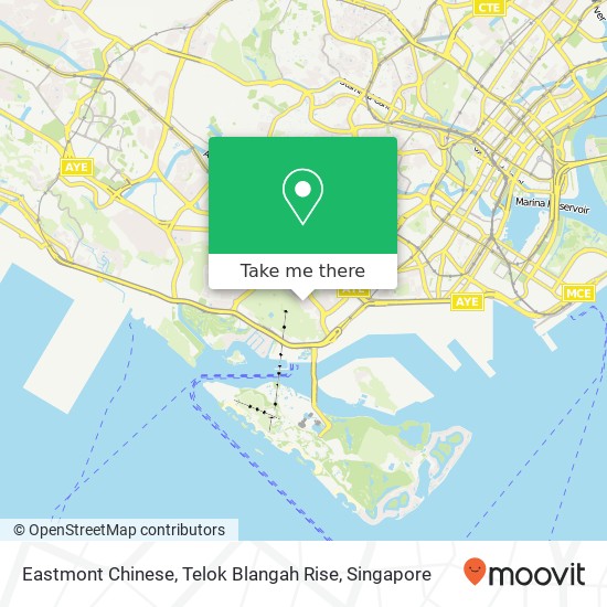 Eastmont Chinese, Telok Blangah Rise地图