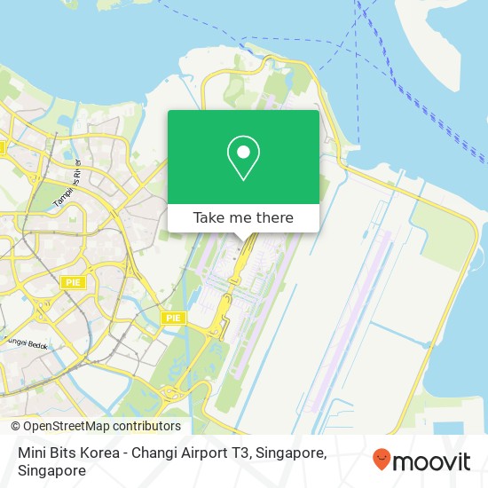 Mini Bits Korea - Changi Airport T3, Singapore地图