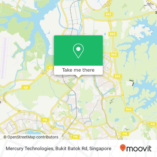 Mercury Technologies, Bukit Batok Rd map