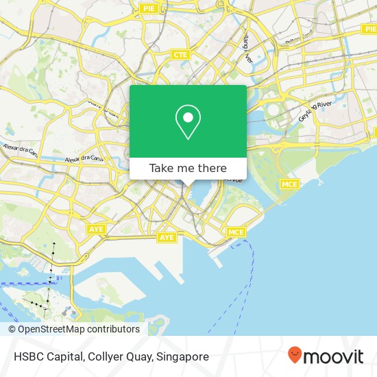 HSBC Capital, Collyer Quay地图