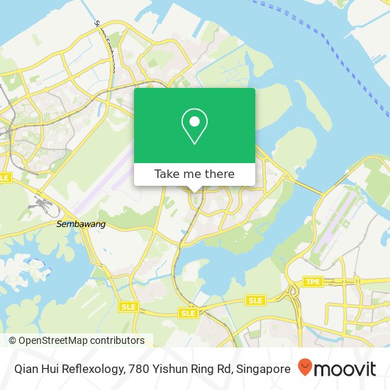 Qian Hui Reflexology, 780 Yishun Ring Rd地图