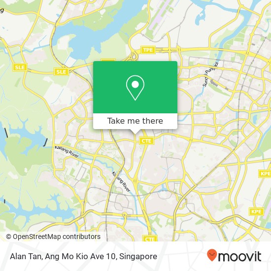 Alan Tan, Ang Mo Kio Ave 10 map