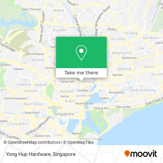 Yong Hup Hardware map