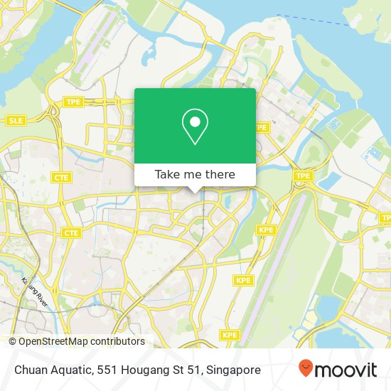 Chuan Aquatic, 551 Hougang St 51 map