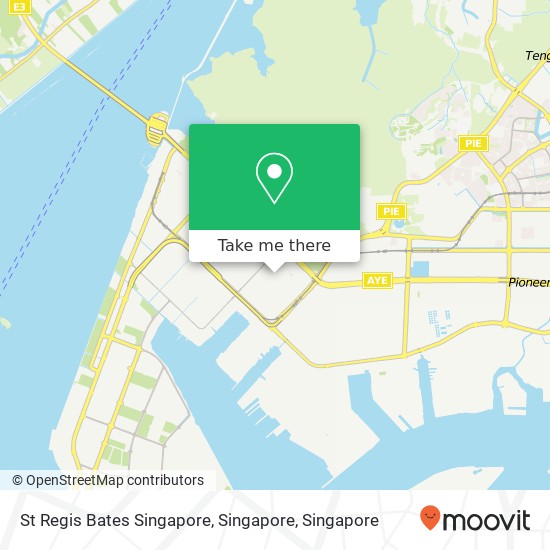 St Regis Bates Singapore, Singapore map