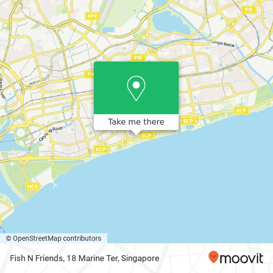 Fish N Friends, 18 Marine Ter地图