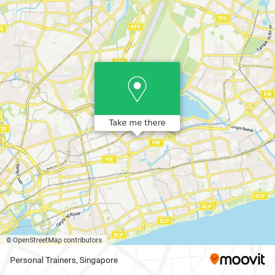 Personal Trainers map