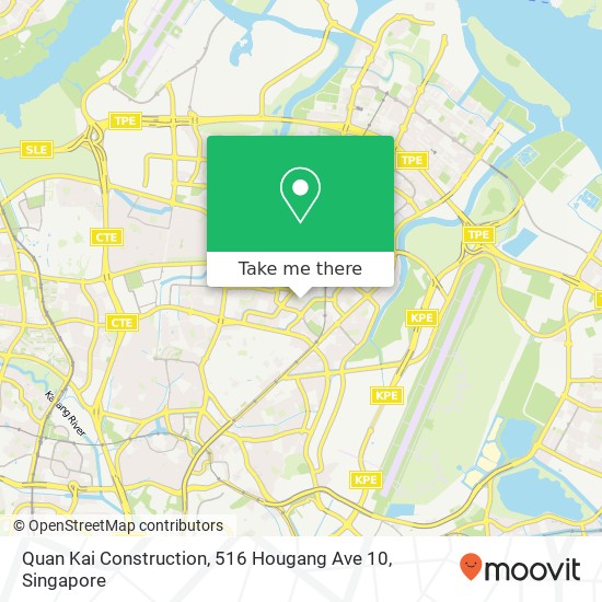 Quan Kai Construction, 516 Hougang Ave 10地图