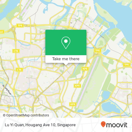 Lu Yi Quan, Hougang Ave 10地图