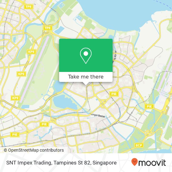 SNT Impex Trading, Tampines St 82 map