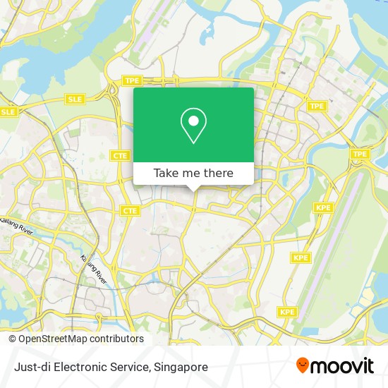 Just-di Electronic Service map