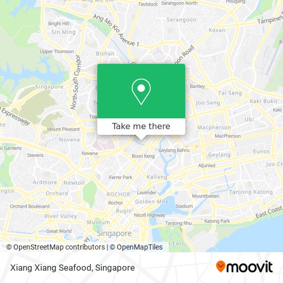 Xiang Xiang Seafood map