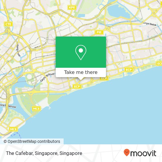 The Cafebar, Singapore map