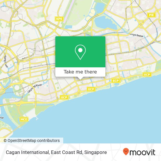 Cagan International, East Coast Rd map