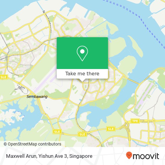 Maxwell Arun, Yishun Ave 3地图