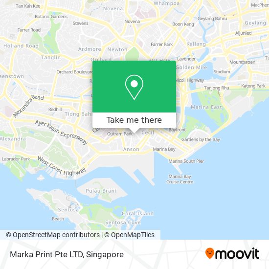 Marka Print Pte LTD map