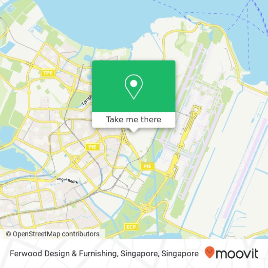 Ferwood Design & Furnishing, Singapore map