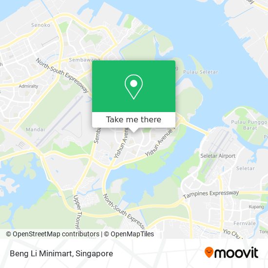 Beng Li Minimart map