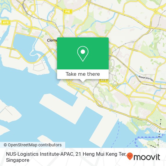 NUS-Logistics Institute-APAC, 21 Heng Mui Keng Ter地图