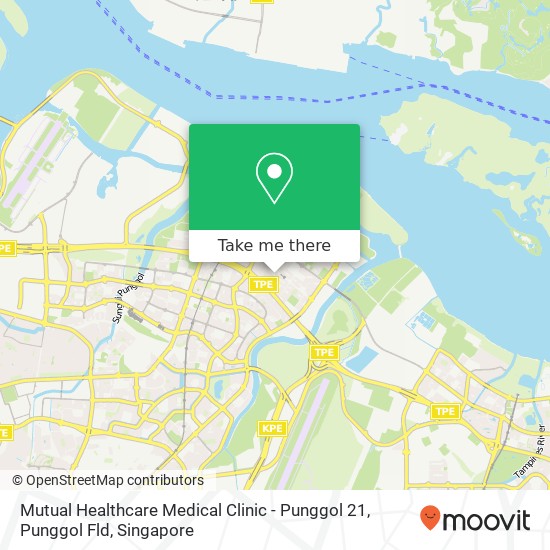 Mutual Healthcare Medical Clinic - Punggol 21, Punggol Fld地图