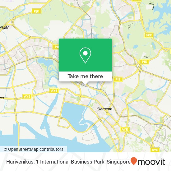 Harivenikas, 1 International Business Park map