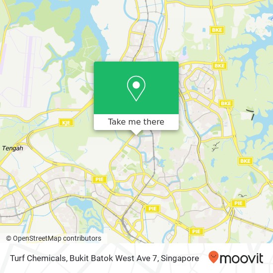 Turf Chemicals, Bukit Batok West Ave 7 map