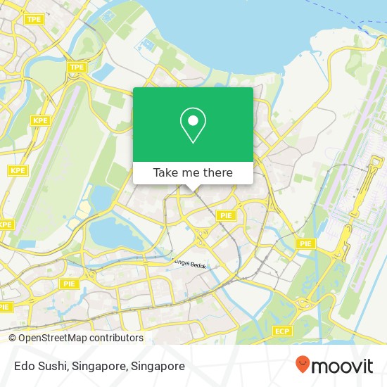 Edo Sushi, Singapore map