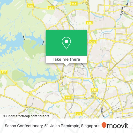 Sanho Confectionery, 51 Jalan Pemimpin map