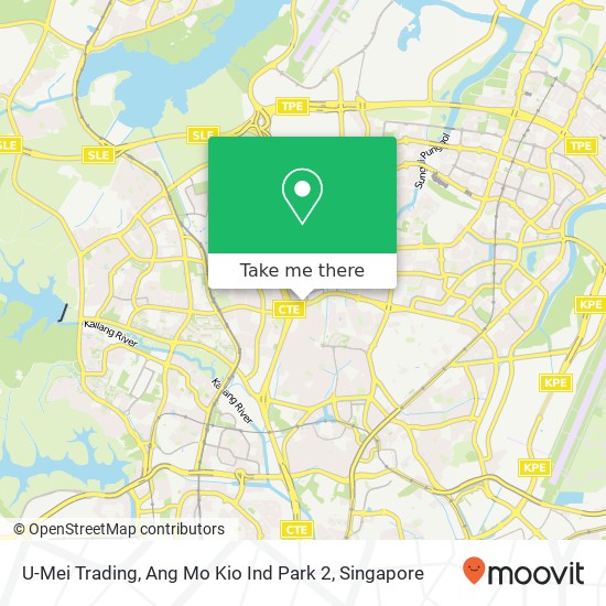 U-Mei Trading, Ang Mo Kio Ind Park 2 map