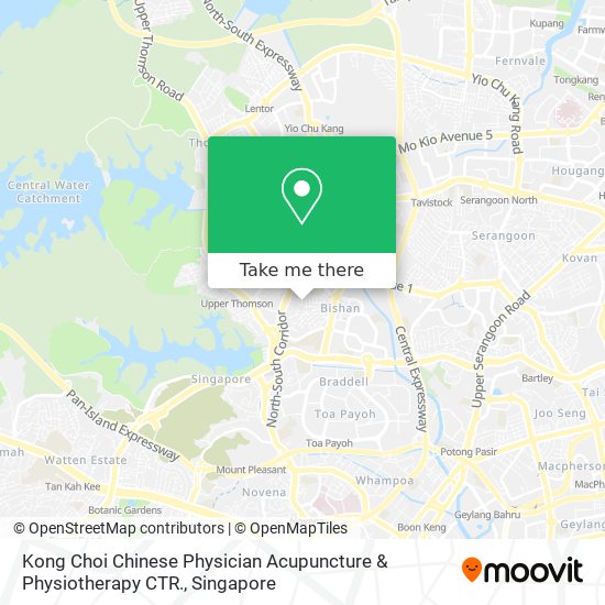 Kong Choi Chinese Physician Acupuncture & Physiotherapy CTR. map