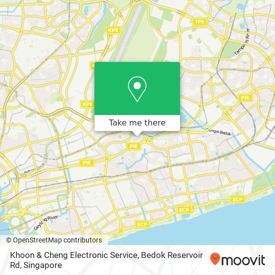 Khoon & Cheng Electronic Service, Bedok Reservoir Rd map