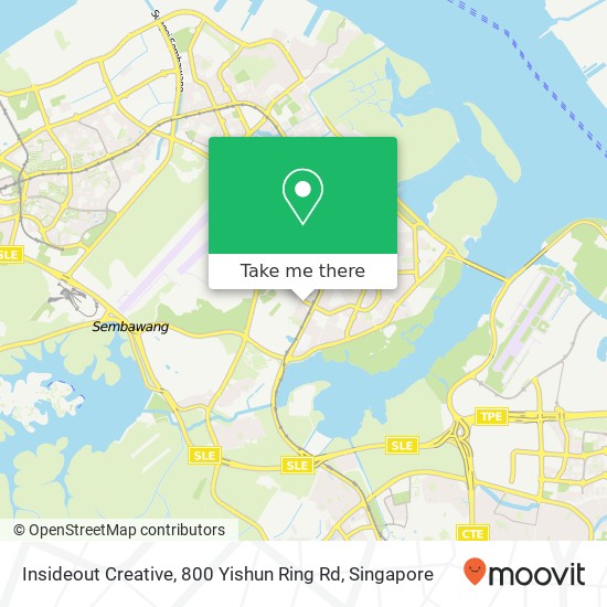 Insideout Creative, 800 Yishun Ring Rd地图