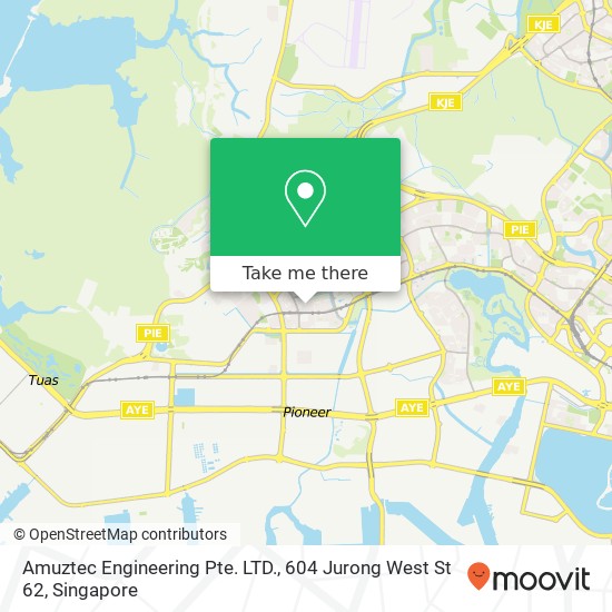 Amuztec Engineering Pte. LTD., 604 Jurong West St 62 map