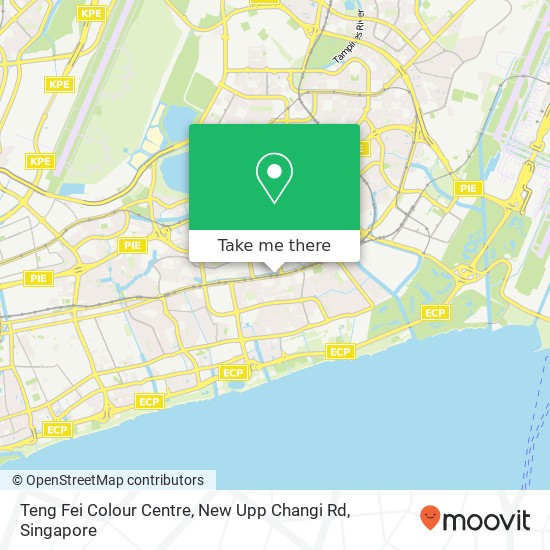 Teng Fei Colour Centre, New Upp Changi Rd地图