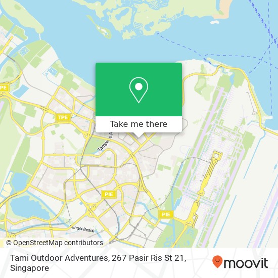 Tami Outdoor Adventures, 267 Pasir Ris St 21 map