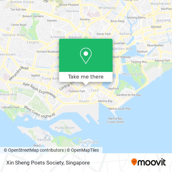 Xin Sheng Poets Society map