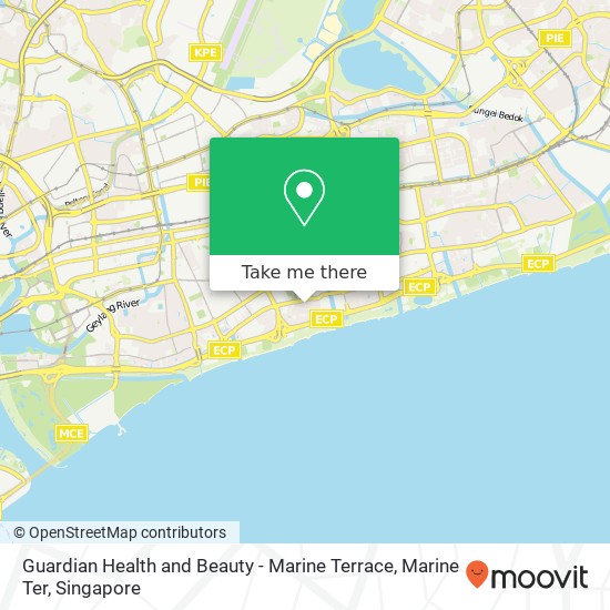 Guardian Health and Beauty - Marine Terrace, Marine Ter地图