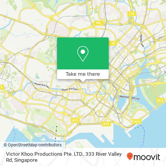 Victor Khoo Productions Pte. LTD., 333 River Valley Rd map