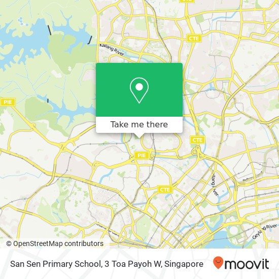 San Sen Primary School, 3 Toa Payoh W map