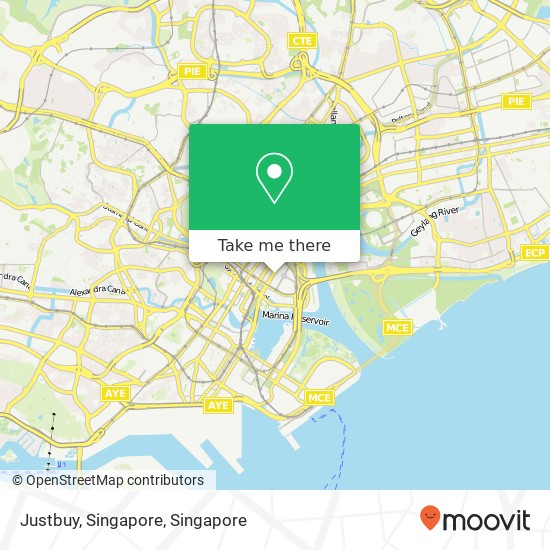 Justbuy, Singapore地图