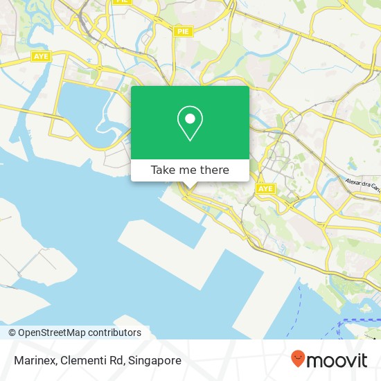 Marinex, Clementi Rd map
