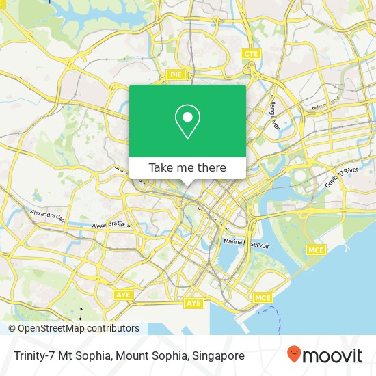 Trinity-7 Mt Sophia, Mount Sophia map